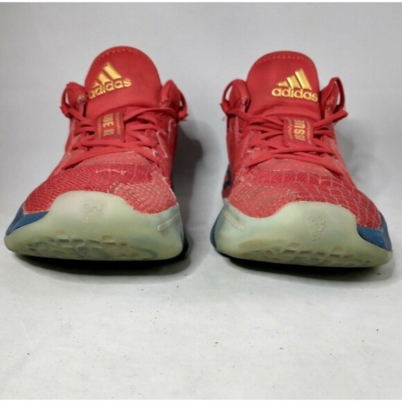 Marvel Adidas D.O.N. Issue 2 J Spider Man Sneakers US Size 5.5 UK 5- G55709 EUC - Picture 4 of 12